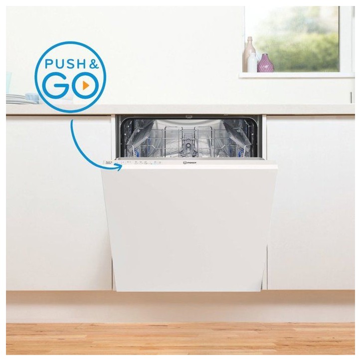 Lave-vaisselle tout encastrable INDESIT D2I HL326 S - 14 couverts - L60cm - 46 dB - Blanc Lave-vaisselle tout encastrable INDESIT D2I HL326 S - 14 couverts - L60cm - 46 dB - Blanc