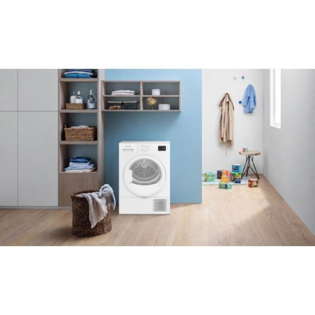 Seche-linge pompe a chaleur INDESIT CYSD83DWWFRX - 8 kg - Induction - L60cm - Classe D - Blanc