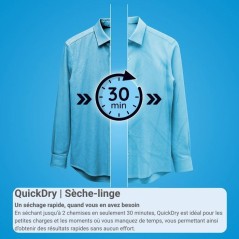 Seche-linge pompe a chaleur INDESIT CYSD83DWWFRX - 8 kg - Induction -