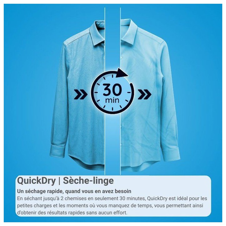 Seche-linge pompe a chaleur INDESIT CYSD83DWWFRX - 8 kg - Induction - L60cm - Classe D - Blanc Seche-linge pompe a chaleur INDESIT CYSD83DWWFRX - 8 kg - Induction - L60cm - Classe D - Blanc