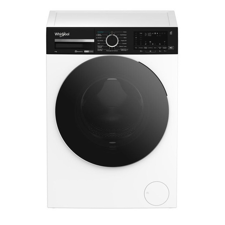 Lave-linge hublot pose libre WHIRLPOOL W0M99WADSFR - 9 kg - Induction - L60cm - 1400 trs/min - Autodose - Classe A-30% - Blanc Lave-linge hublot pose libre WHIRLPOOL W0M99WADSFR - 9 kg - Induction - L60cm - 1400 trs/min - Autodose - Classe A-30% - Blanc