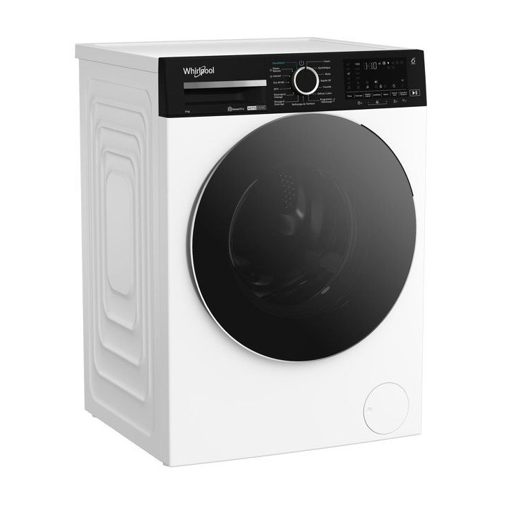 Lave-linge hublot pose libre WHIRLPOOL W0M99WADSFR - 9 kg - Induction - L60cm - 1400 trs/min - Autodose - Classe A-30% - Blanc Lave-linge hublot pose libre WHIRLPOOL W0M99WADSFR - 9 kg - Induction - L60cm - 1400 trs/min - Autodose - Classe A-30% - Blanc