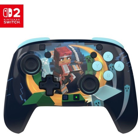Manette de jeu sans fil - Nintendo Switch 2 - Rematch Minecraft Dungeo