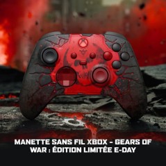 Manette sans fil – Xbox – Édition limitée Gears Of War – Sans fil – Compatible Xbox Series X|S, Xbox One, PC et Cloud