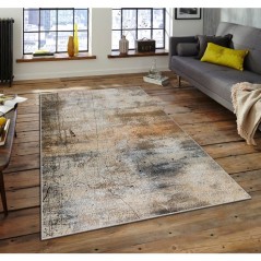 Tapis 120 x 180 cm - polyester - Hauteur de poil : 2 mm - Poids : 740