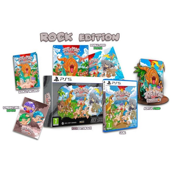 Joe & Mac: Retro Collection - Édition Rock - Jeu PS5 Joe & Mac: Retro Collection - Édition Rock - Jeu PS5