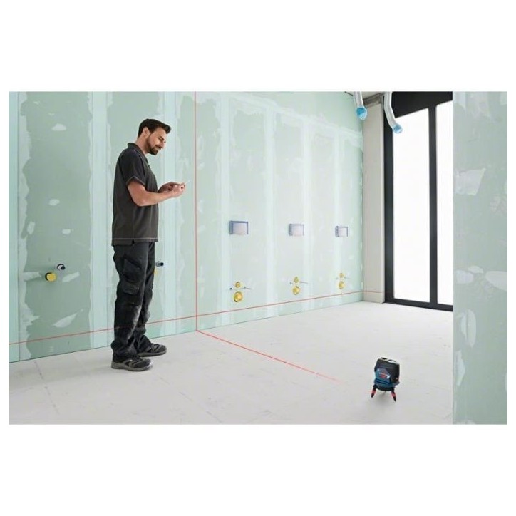 Laser ligne Bosch Professional GCL 2-50 C + RM2 (Version piles) Bluetooth - jusqu'a 20m - 0601066G00