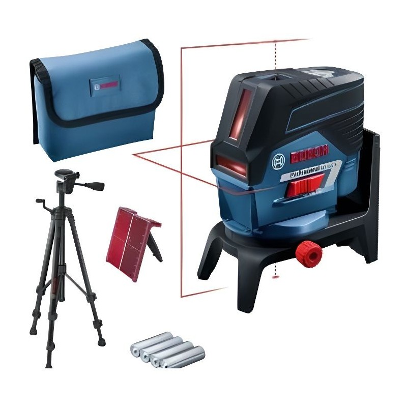 Laser ligne Bosch Professional GCL 2-50 C + RM 2 + BT 150 - 2 croix - Laser ligne Bosch Professional GCL 2-50 C + RM 2 + BT 150 - 2 croix -