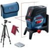 Laser ligne Bosch Professional GCL 2-50 C + RM 2 + BT 150 - 2 croix -