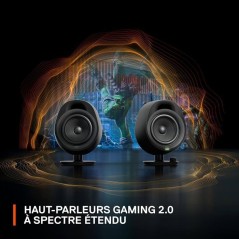 Enceintes d'ordinateur - STEELSERIES - Arena 3 - 4 pouces