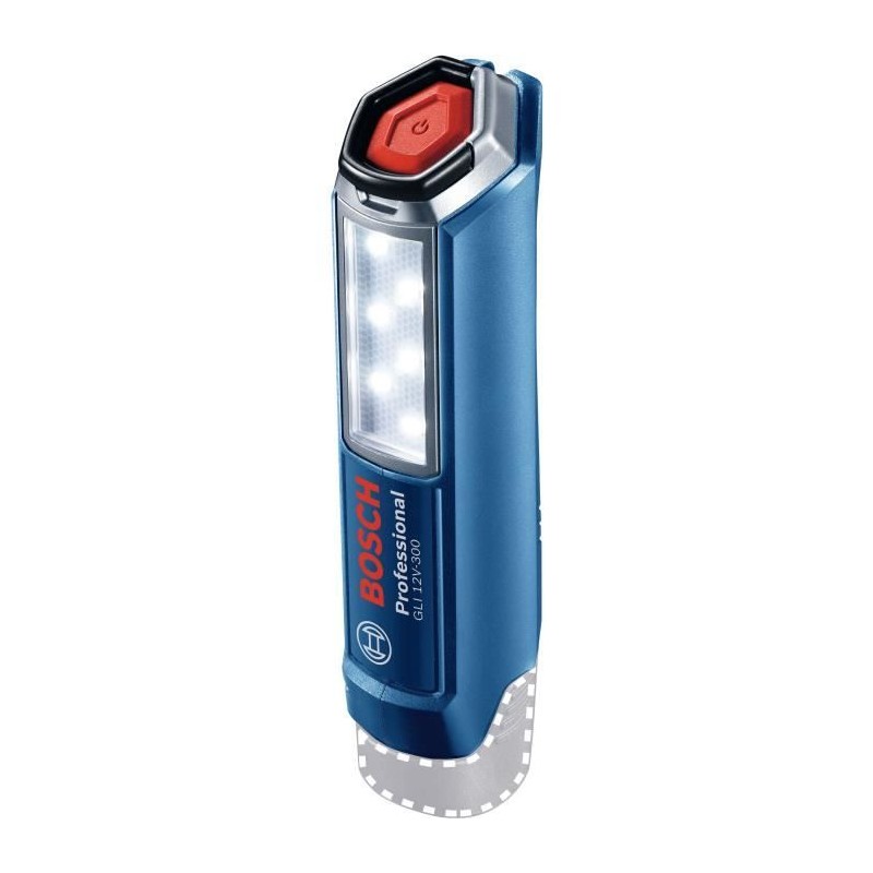 Lampe Bosch Professional GLI 12V-300 sans batterie 6 LEDS - 300 lumens Lampe Bosch Professional GLI 12V-300 sans batterie 6 LEDS - 300 lumens