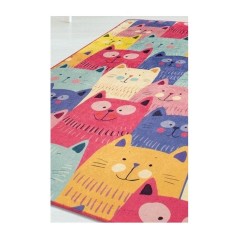 Tapis enfant 120 x 180 cm - Polyester - Hauteur poil : 8 mm - 700 gr/m