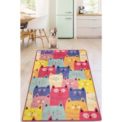 Tapis enfant 120 x 180 cm - Polyester - Hauteur poil : 8 mm - 700 gr/m