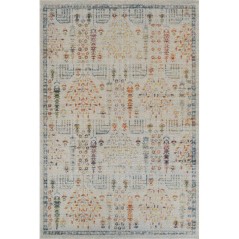 Tapis 120 x 180 cm - polypropylène/coton - Hauteur de poil : 6 mm - P
