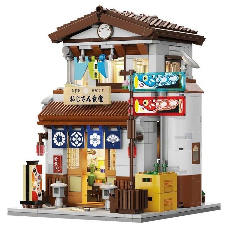 CADA Bâtiments - Jeu de construction - Cantine Japonaise - 861 pièces - Dès 14 ans - LED inclus CADA Bâtiments - Jeu de construction - Cantine Japonaise - 861 pièces - Dès 14 ans - LED inclus