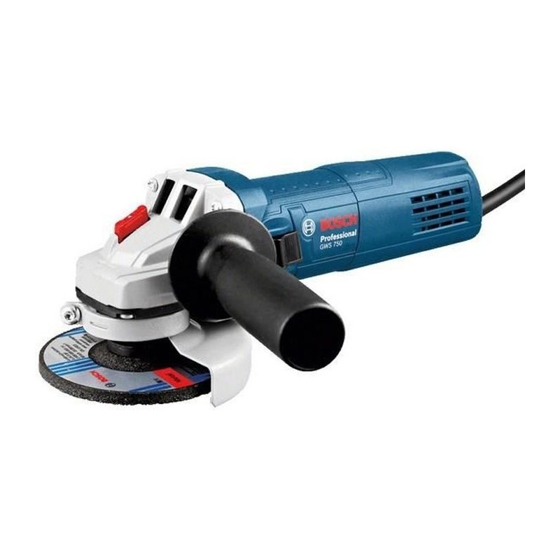 Bosch Professional Meuleuse d'angle GWS750 - 125mm - 750W - Métal - 1