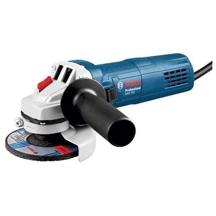 Bosch Professional Meuleuse d'angle GWS750 - 125mm - 750W - Métal - 11000 tours/min