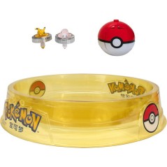 Arène de combat Pokémon - POKEMON - Pikachu et Mew - 2 toupies - 2 l