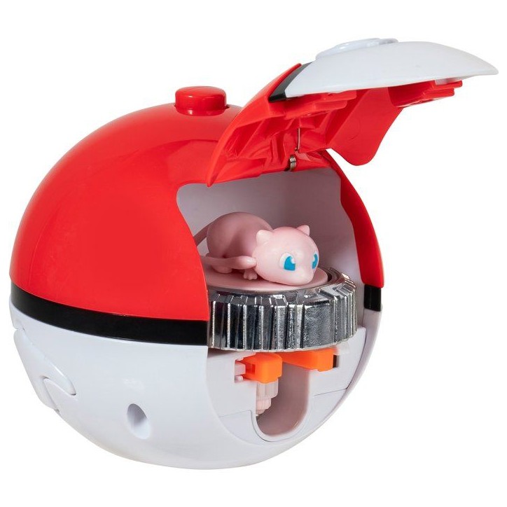 Arène de combat Pokémon - POKEMON - Pikachu et Mew - 2 toupies - 2 lanceurs