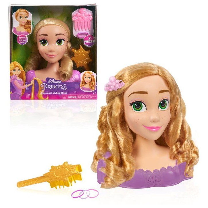 Tête à coiffer - DISNEY Princess - Raiponce - 6 accessoires - Dès 3 ans Tête à coiffer - DISNEY Princess - Raiponce - 6 accessoires - Dès 3 ans