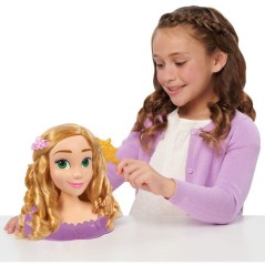 Tête à coiffer - DISNEY Princess - Raiponce - 6 accessoires - Dès 3 ans