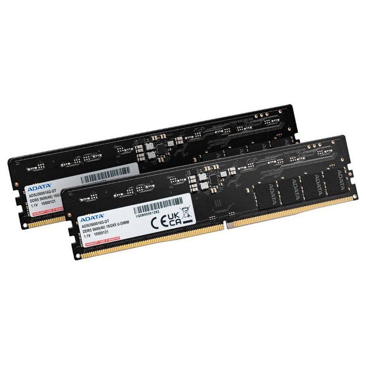 Barrette mémoire PC - ADATA - STANDARD - 8 Go DDR5 - U-DIMM - 5600 MHz CL46 Barrette mémoire PC - ADATA - STANDARD - 8 Go DDR5 - U-DIMM - 5600 MHz CL46