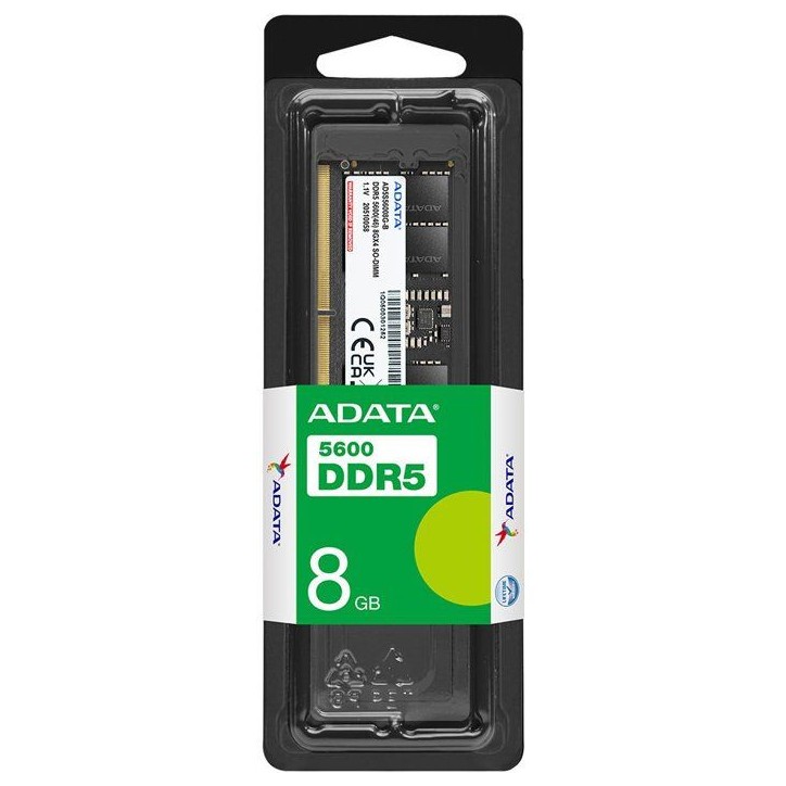 Barrette mémoire PC - ADATA - STANDARD - 8 Go DDR5 - U-DIMM - 5600 MHz CL46 Barrette mémoire PC - ADATA - STANDARD - 8 Go DDR5 - U-DIMM - 5600 MHz CL46