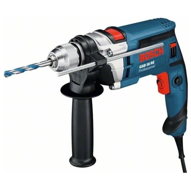 Perceuse-visseuse a percussion Bosch Professional GSB 16 RE + coffret - 060114E501