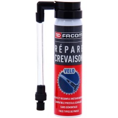 Répare-crevaison vélo - FACOM - 006092 - 75 ml - Répare et regonfle