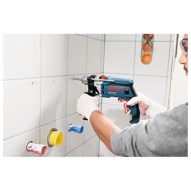 Perceuse-visseuse a percussion Bosch Professional GSB 16 RE + coffret - 060114E501