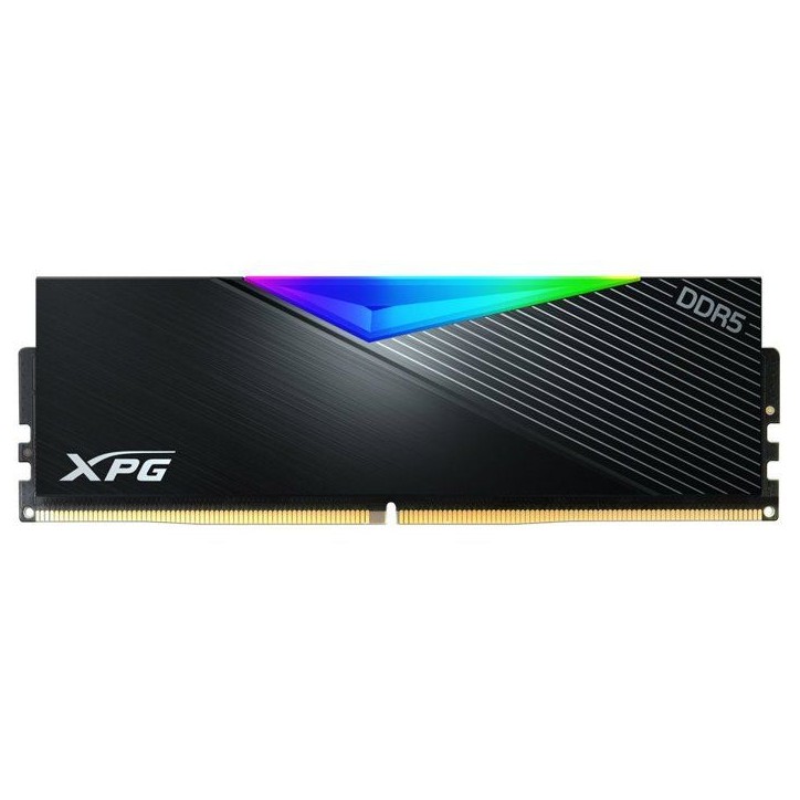 Barrette mémoire PC - ADATA - LANCER RGB - 16 Go DDR5 - U-DIMM - 6000 MHz CL40 Noir Barrette mémoire PC - ADATA - LANCER RGB - 16 Go DDR5 - U-DIMM - 6000 MHz CL40 Noir