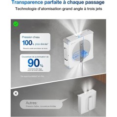 ECOVACS WINBOT W2S - Robot Nettoyage de vitres - Nettoyage Intelligent