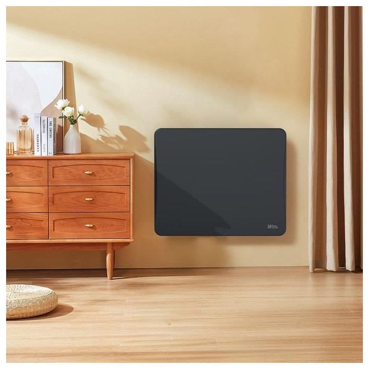 Radiateur fixe à inertie céramique - 1000 W - WARMTECH - WTZEUS10-N - Horizontal - Noir Radiateur fixe à inertie céramique - 1000 W - WARMTECH - WTZEUS10-N - Horizontal - Noir
