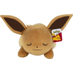 Peluche dormante Pokémon Évoli - POKEMON - 45 cm - position endormie