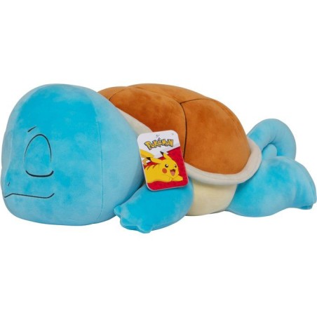 Peluche dormante Pokémon Carapuce - POKEMON - 45 cm - position endorm