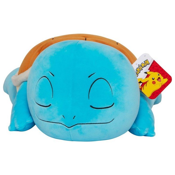 Peluche dormante Pokémon Carapuce - POKEMON - 45 cm - position endormie - ultra douce