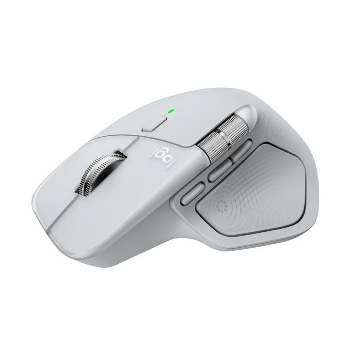 Souris sans fil - Logitech - MX Master 4 - Ergonomique - Gris clair