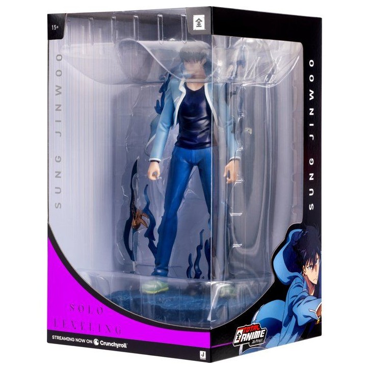 Figurine de collection - TOTAL ANIME - Sung Jinwoo - 23 cm - Solo Leveling - PVC premium