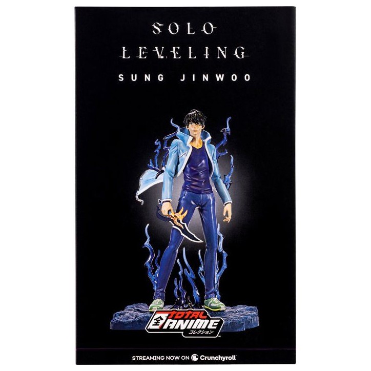 Figurine de collection - TOTAL ANIME - Sung Jinwoo - 23 cm - Solo Leveling - PVC premium