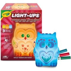 Activité lumineuse créative - CRAYOLA - Light-Ups Chouette - Recolor