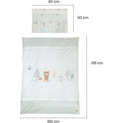 Lit combiné évolutif 70 x 140 cm - ROBA - Woodland Buddies - Blanc -