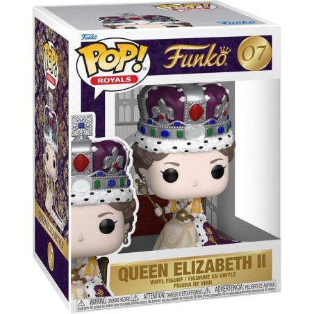 Figurine Funko Pop! - Royals Premium - Reine Elizabeth II n°07