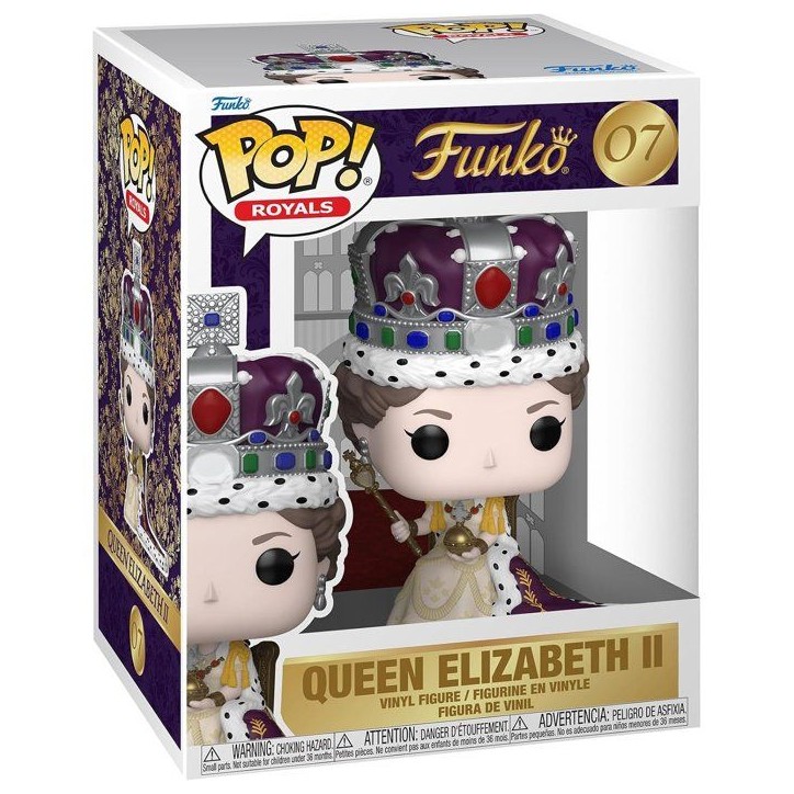 Figurine Funko Pop! - Royals Premium - Reine Elizabeth II n°07