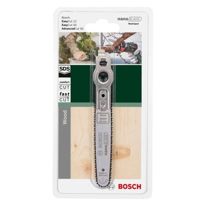 Lame Bosch Nanoblade - BOSCH - Wood Speed 65 - Technologie NanoBlade - Zéro entretien - Sciage précis