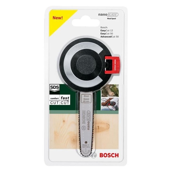 Lame Bosch Nanoblade - BOSCH - Wood Speed 65 - Technologie NanoBlade - Zéro entretien - Sciage précis