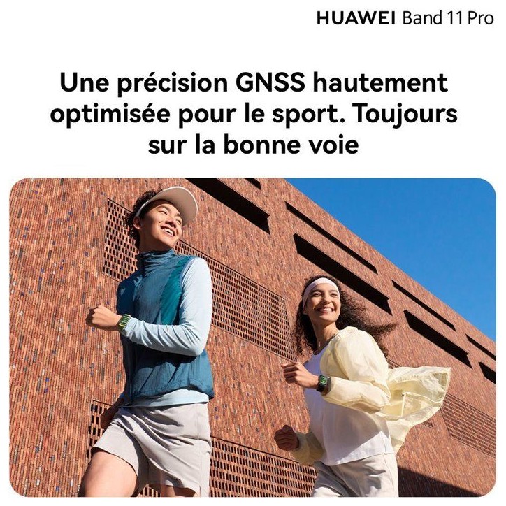 Bracelet Connecté - Huawei - Band 11 Pro - 1.62" - Bleu