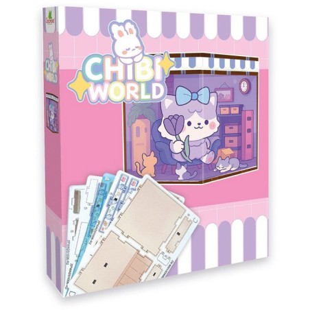 Coffret créatif miniature - SYCOMORE - Chibi Box Chat - Univers lumin