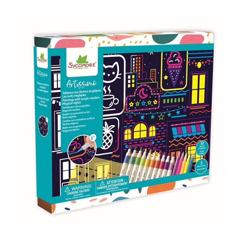 Tableaux multi-feutres XL - SYCOMORE - Artissimo Les Nuits Magiques -