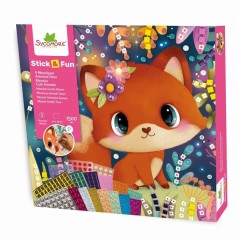Activité mosaïques - SYCOMORE - Stick'n Fun Les Animaux Doux - 5 tab
