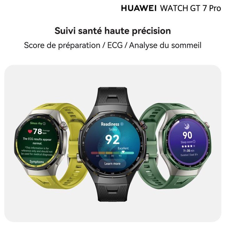 Montre connectée - Huawei - Watch GT 7 Pro - 46mm - Noir Montre connectée - Huawei - Watch GT 7 Pro - 46mm - Noir